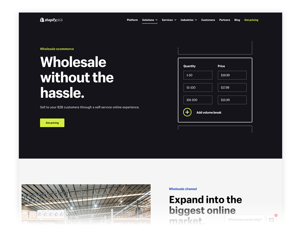 Shopify Plus Wholesale